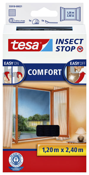 Tesa -  Insectenhor ramen 1.2x2.4m zwart