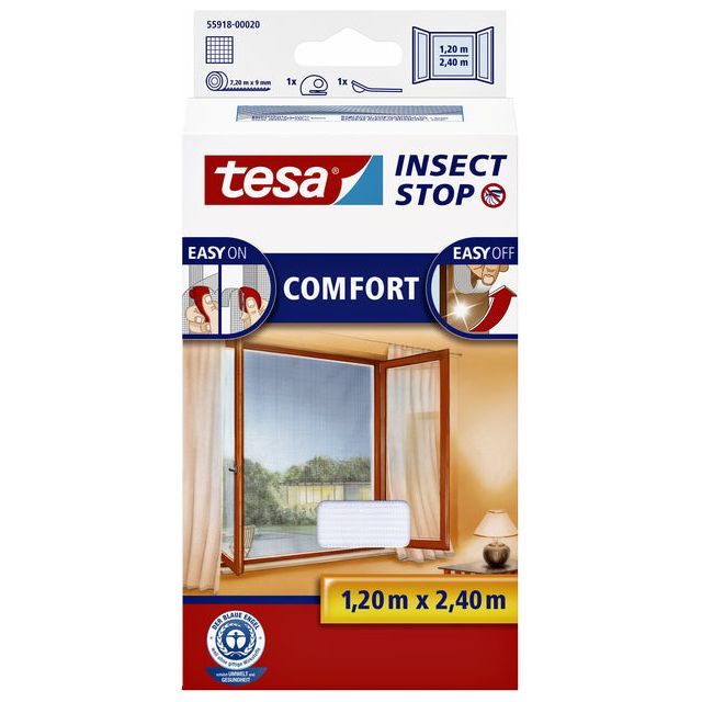 Tesa - Insectenhor 55918 voor raam 1,2x2,4m wit