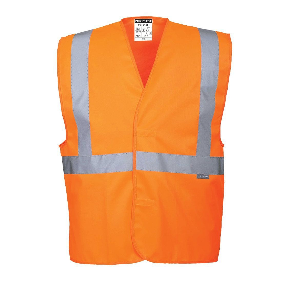 Portwest - Gilet de sécurité C472 orange fluo L/XL