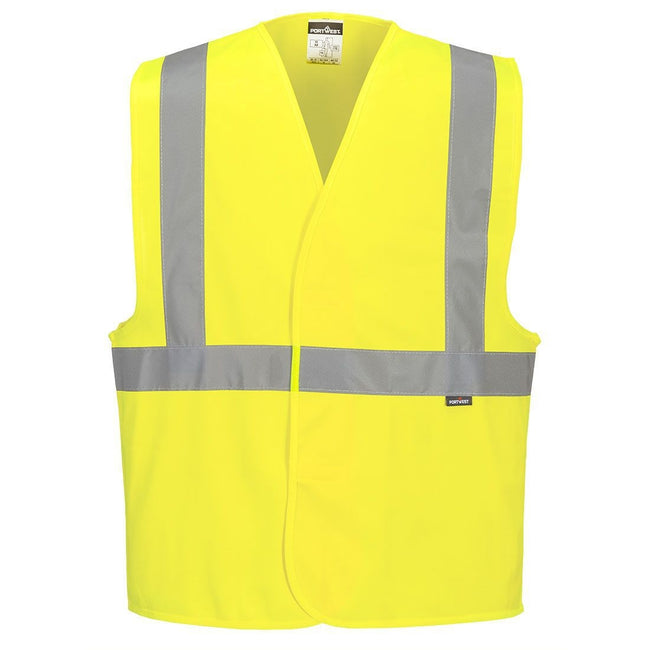 Portwest - Chaleco de seguridad C472 amarillo flúor L / XL
