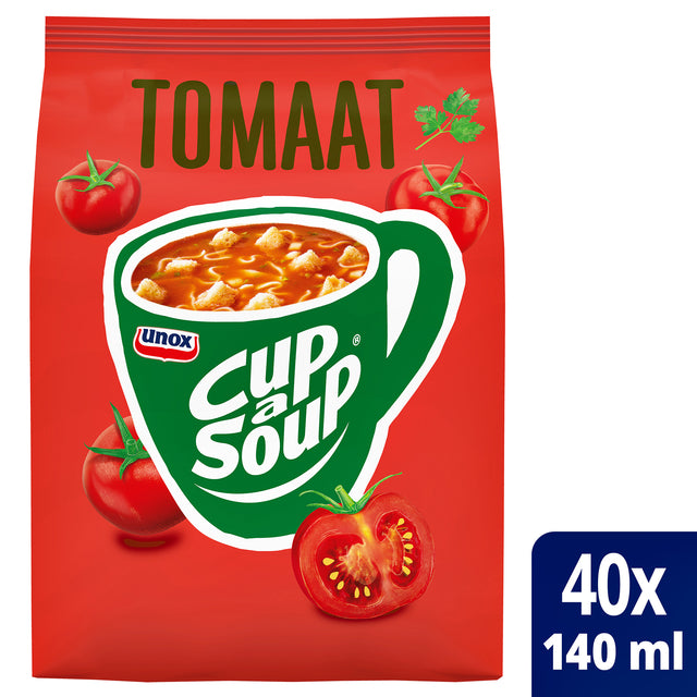 UNOX-CUP-A-A-SOUP-Maschinenbag Tomate 140ml | Einbacken Sie einen 40er -Teil 4 Stück