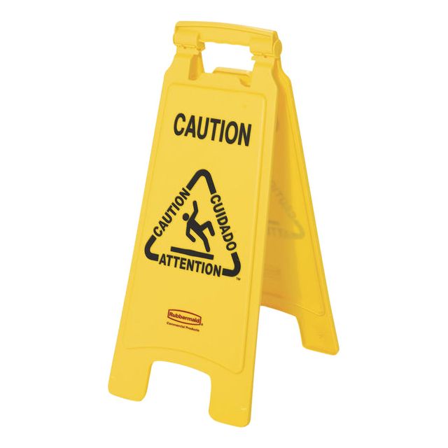 Rubbermaid - Waarschuwingsbord wet floor caution 67x28x4cm geel