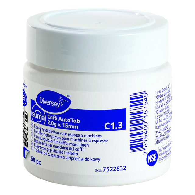 Diversey - Pastiglie detergenti Cafe C1.3 60 pezzi