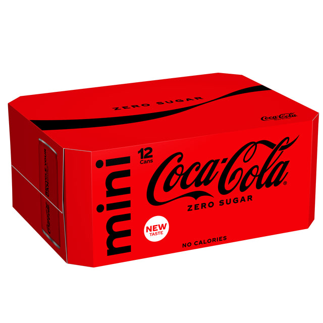 Coca Cola -  Frisdrank zero blik 150ml | 24 stuks