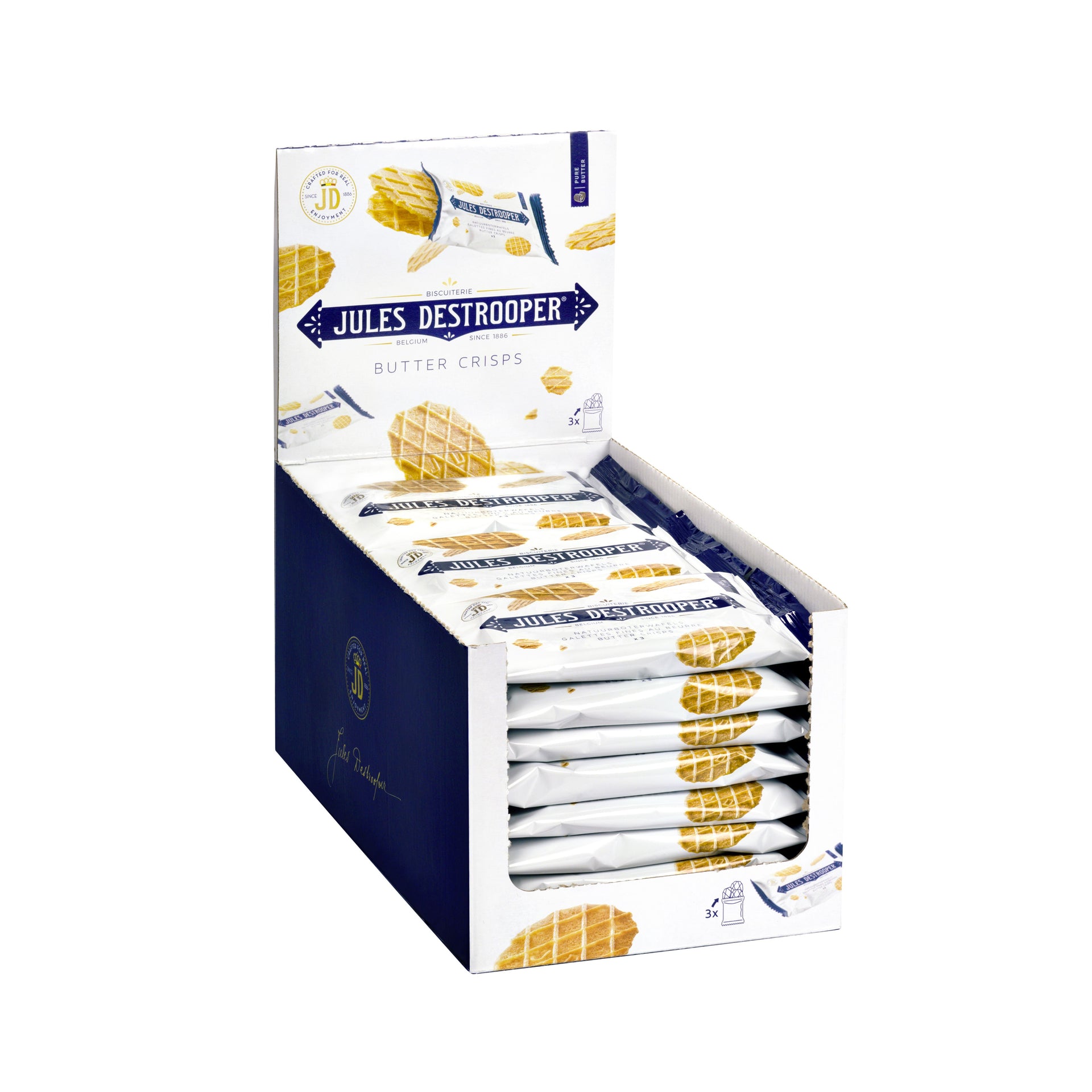 Jules Destrooper - Natural butter waffle on the go