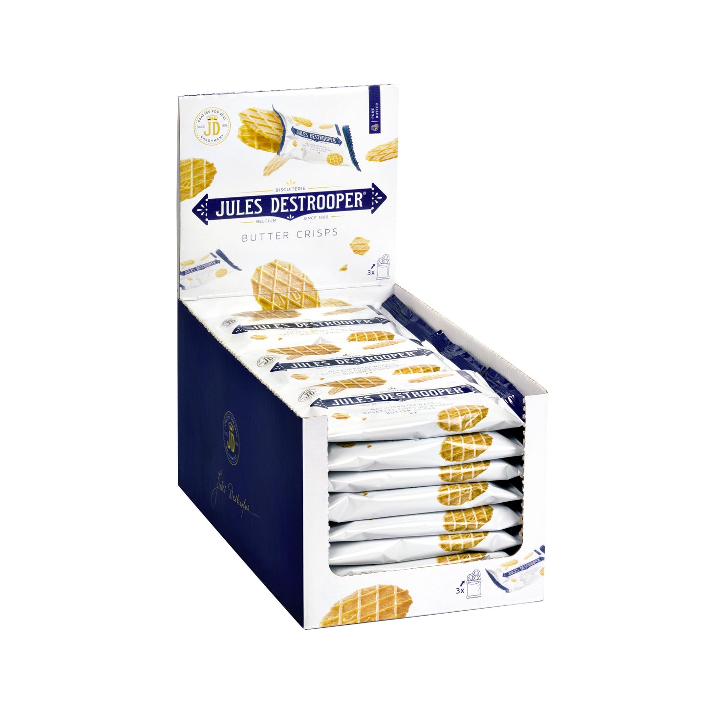 Jules Destrooper -  Natuurboterwafel on the go