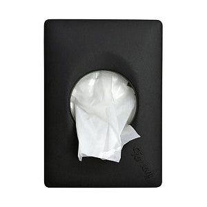 Distributeur de sachets de serviettes hygiéniques Euro Quartz noir