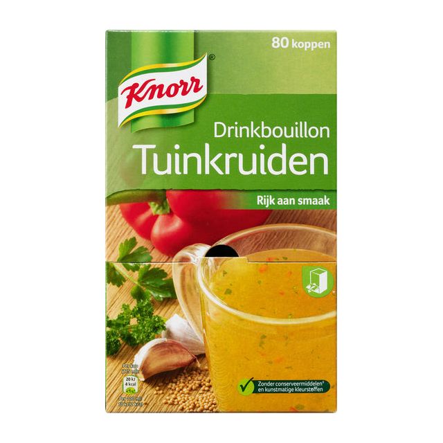 Knorr - Trinkbrühe Knorr Garden Kräuter | Box ein 80 Stück