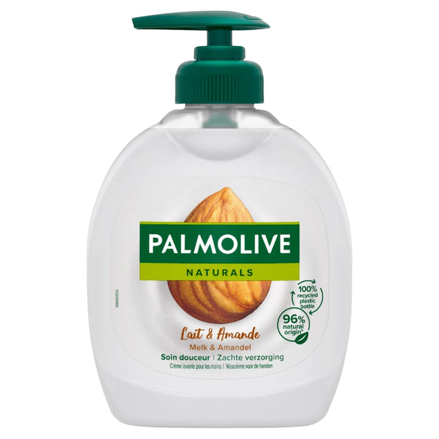 Palmolive - Handseife Palmolive Mandel mit Pumpe 300 ml | OMPOOT eine 6 Flasche x 300 Milliliter