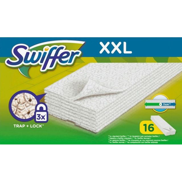 Swiffer - Bodentücher Maxi 16 Stücke | Box A 16 Stück | 6 Stück