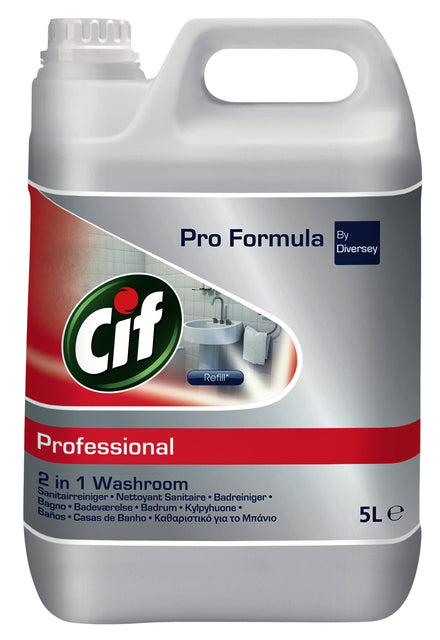 CIF - Sanitärreiniger CIF Professional 2in1 5 Liter | Flasche 5 Liter