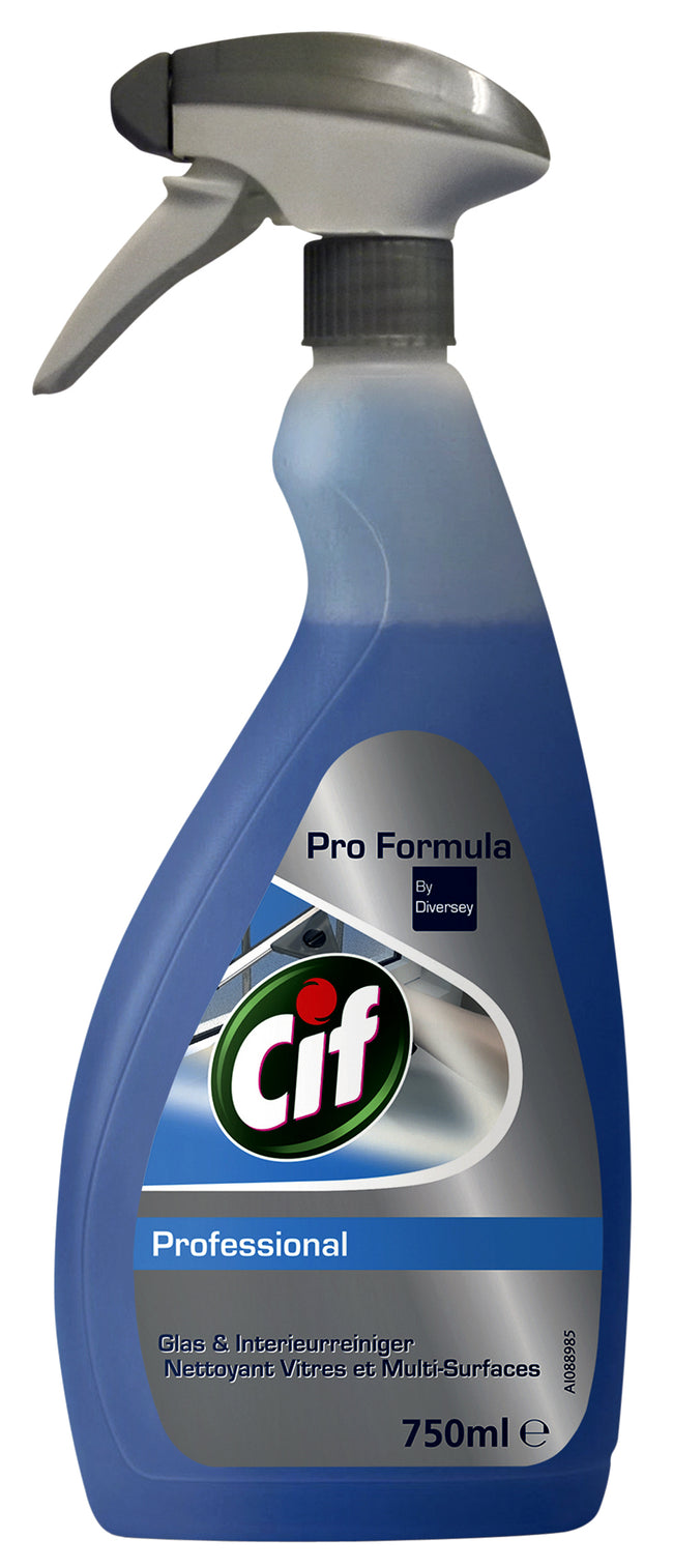 Cif -  Glas en interieurreiniger  prof spray 750ml