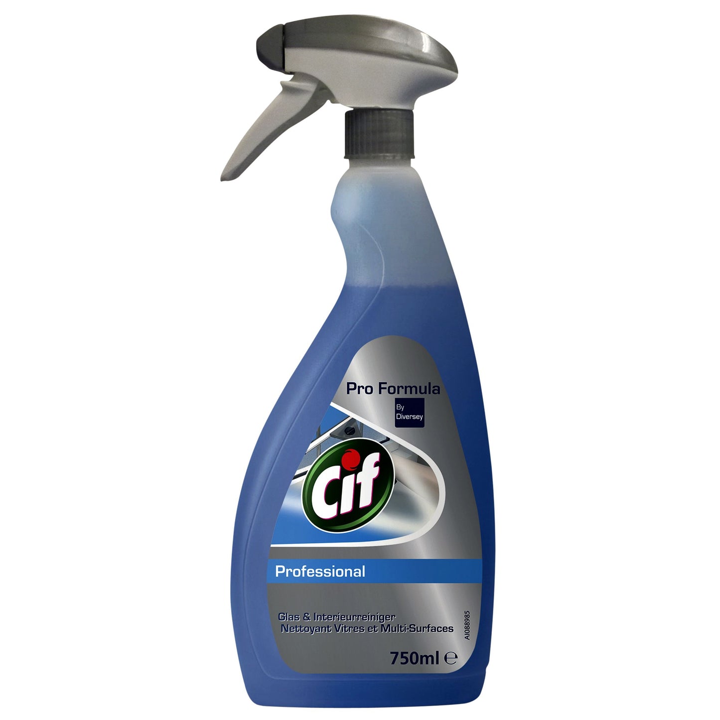 Cif - Limpiacristales e interiores profesional spray 750ml | 6 piezas