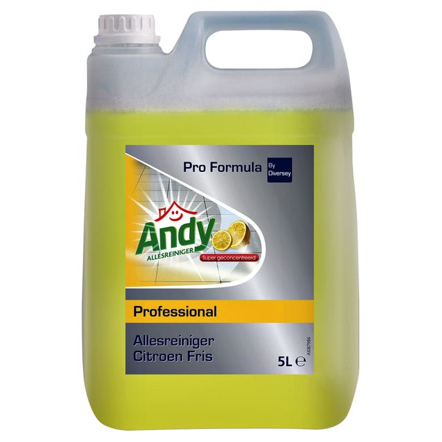 Andy - All -Purple Cleaner Andy Citroen Fris 5 Liter | Flaschen Sie eine 5 -Liter -Flasche | 2 Stücke