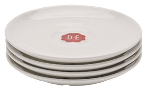 Douwe Egberts - Piattino espresso bianco 12 pezzi