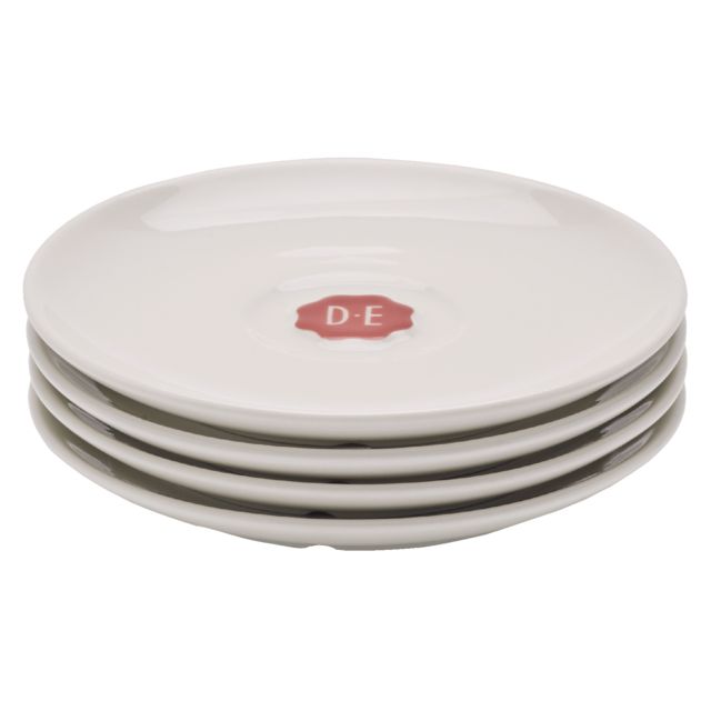 Douwe Egberts - Platillo espresso blanco 12 piezas