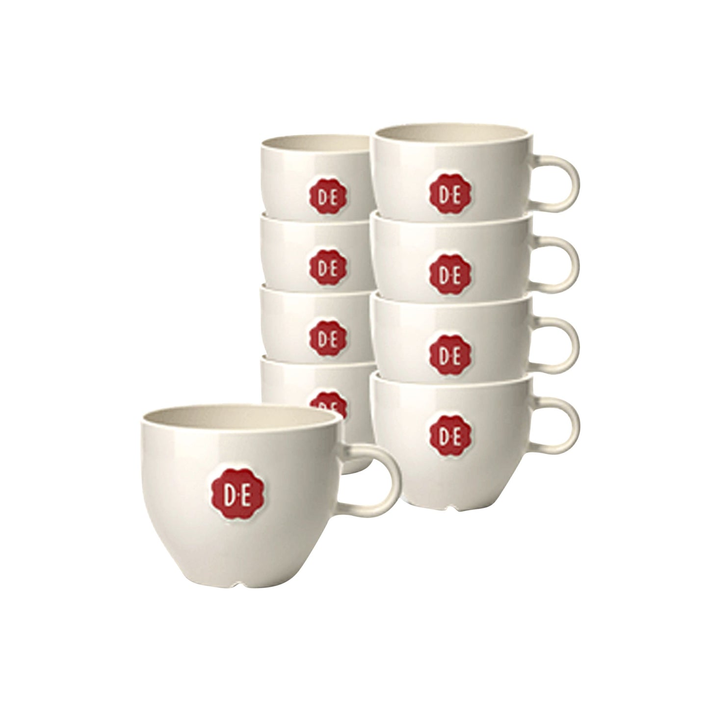 Douwe Egberts - Tazza cappuccino 180ml bianca 12 pezzi