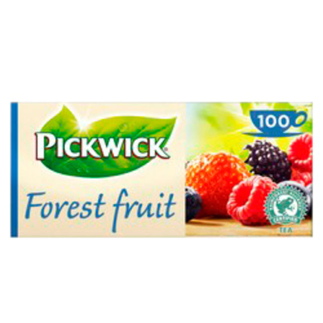 Pickwick - Thé Pickwick Forest Fruit 100x1.5gr avec enveloppe | Emballez un 100 pièces | 6 morceaux