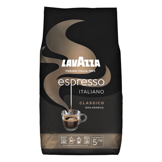 Lavazza - Koffie Caffè espresso bonen black 1000gr