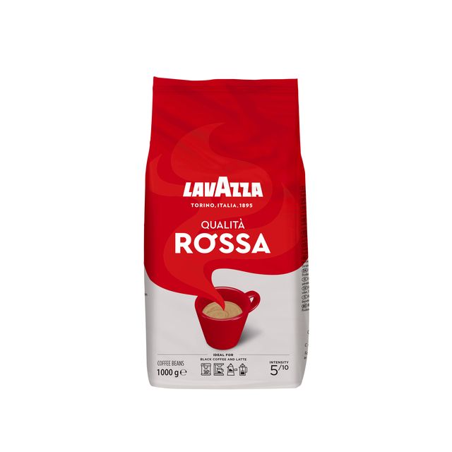 Lavazza - Caffè in grani Qualità Rossa 1000gr | 6 pezzi