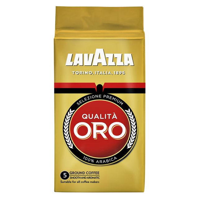 Lavazza - Koffie lavazza gemalen qualita oro 250gr