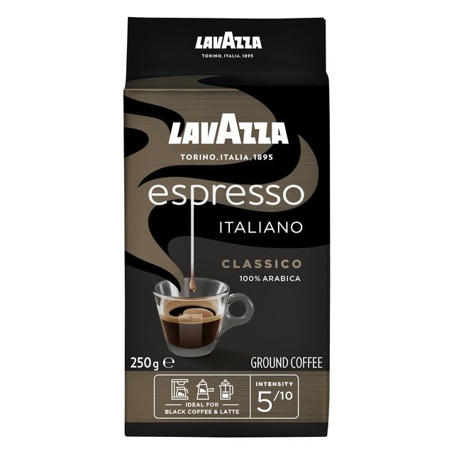 Lavazza - Koffie lavazza gemalen caffè espresso 250gr