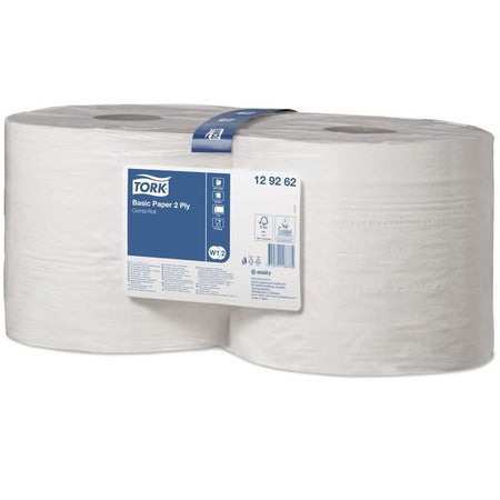 Tork -  Poetspapier w2 universal 2laags 1000 vel wit