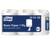 Tork - Poetspapier Basic M2 centerfeed 1-laags 300m wit 120155