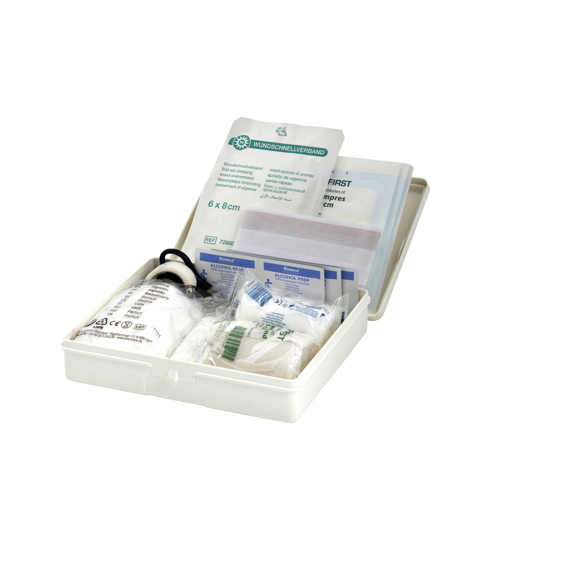 FixFirst - Scatola base del kit di pronto soccorso