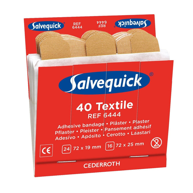 Salvequick - Plasters refill textile 6x 40 pieces
