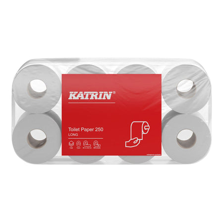 Katrin - Papel higiénico 3 capas 250 hojas blanco 104872