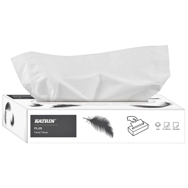 Katrin - Mouchoirs Plus 2 couches 100 feuilles blanc 11797
