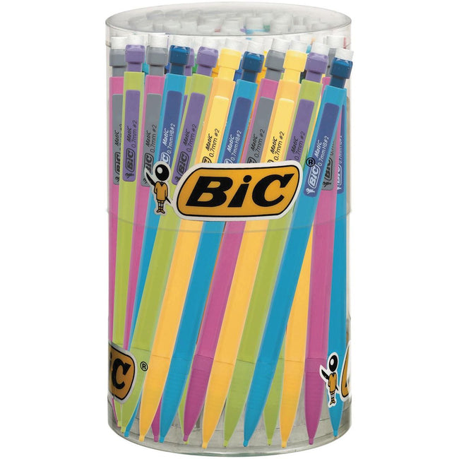 BIC -  vulpotlood Matic Fun, in geassorteerde kleuren, display van 60 stuks