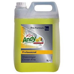 Andy - All -Purple Cleaner Andy Citroen Fris 5 Liter | Flaschen Sie eine 5 -Liter -Flasche | 2 Stücke