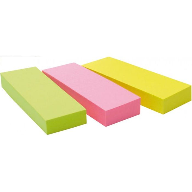 Post-it notes markers -  671-3 zelfklevend notitiepapier Rechthoek Groen, Roze, Geel 100 vel Zelfplakkend