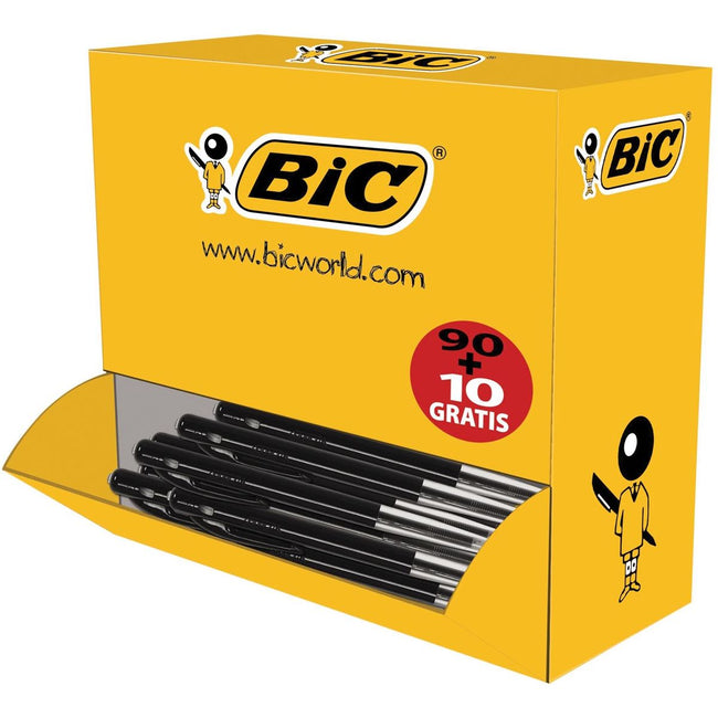 BIC - Ball Pen M10 Black Medium Box 90+10 kostenlos