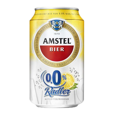 Amstel -  Bier  radler 0.0 blik 330ml | 6 stuks