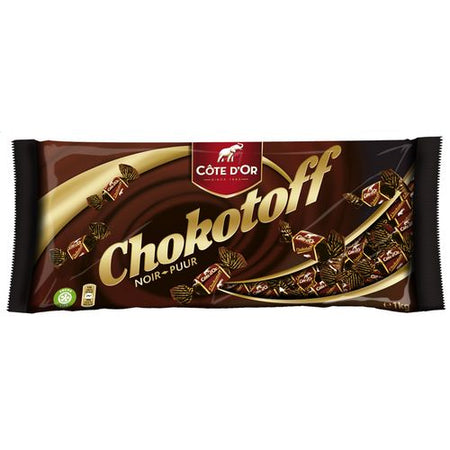 Côte d'Or -  Chocolade cote dor chokotoff toffee puur 1kg | 8 stuks