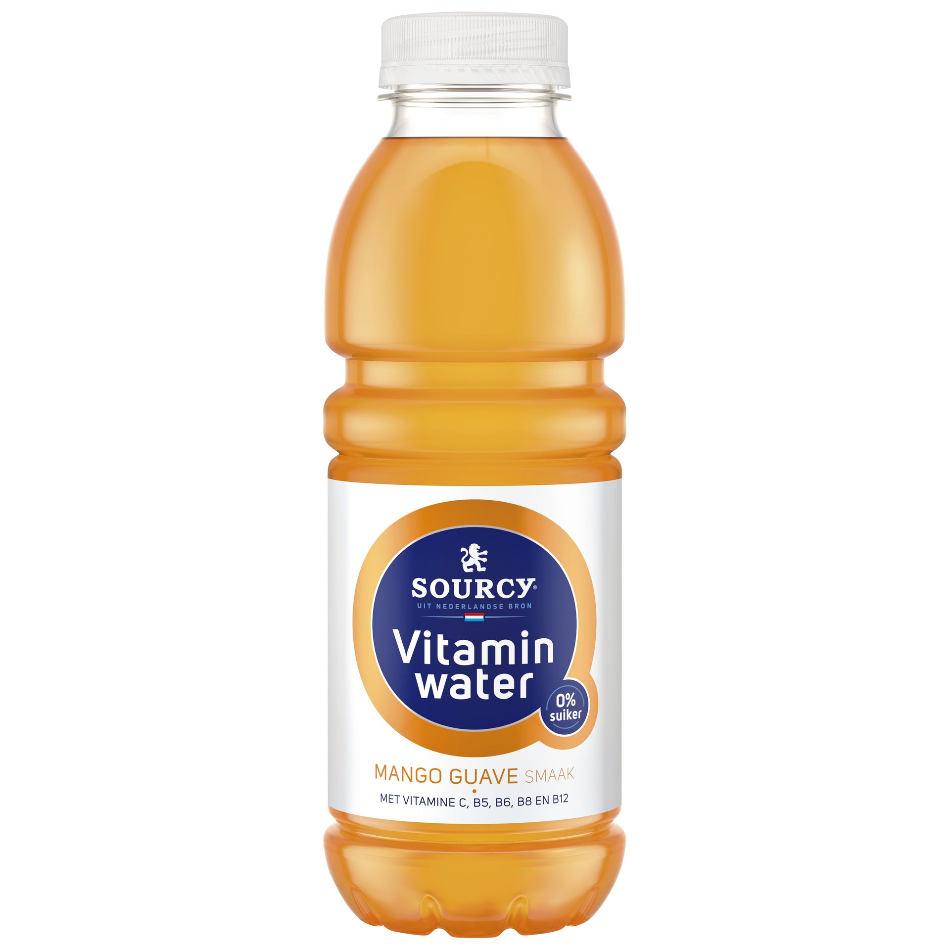 Sourcy - Bottiglia di acqua vitaminica mango/guava 500ml | 6 pezzi