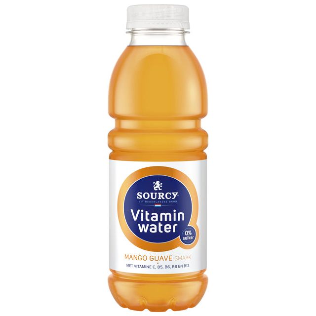 Sourcy - Mango à vitamine d'eau / bouteille de gueur 500 ml | Pin de 6 bouteilles x 500 millilitres