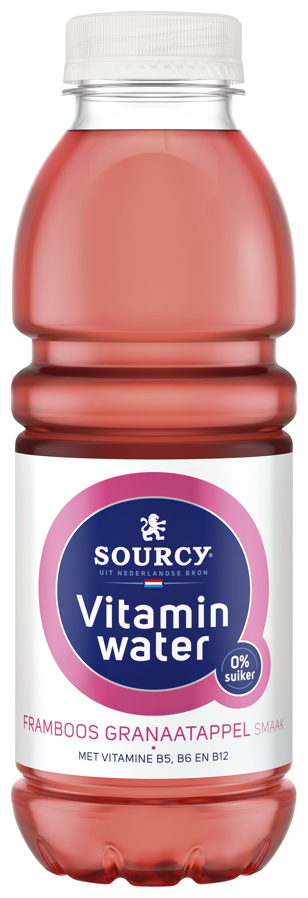 Sourcy - Agua vitaminada frambuesa/granaa botella 500ml