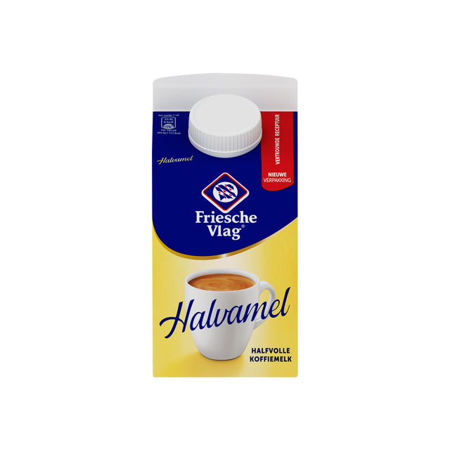 Friesche Vlag - Kaffeemilch Friesche Vlag Halvamel 455ml | PAK A 455 Milliliter | 18 Stücke