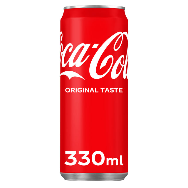 Coca-Cola -  Frisdrank coca cola regular blik 330ml