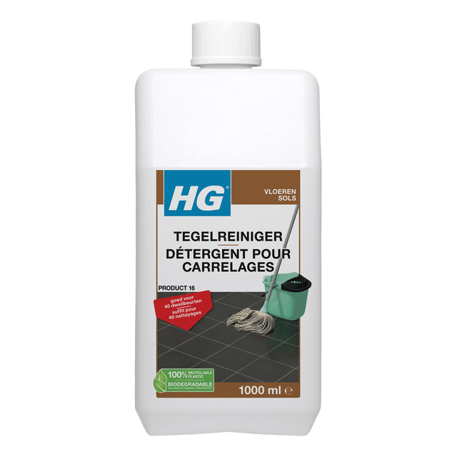 Hg - Fliesenreiniger Hg 1 Liter | 1 Flasche