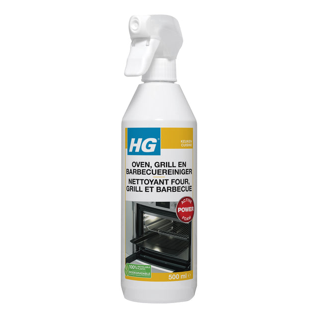 HG -  Keukenreiniger Oven-Grill-BBQ spray 500ml | 6 stuks
