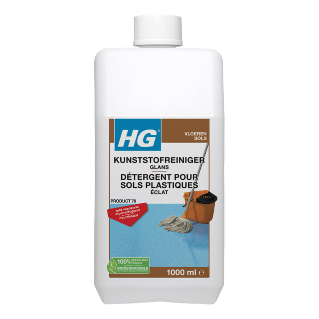 HG - Bodenreiniger Hg Plastikböden 1 Liter | 1 Flasche