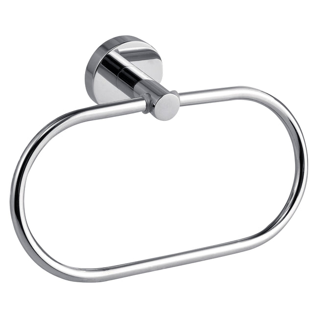 Tesa - Towel ring ® Smooz high-gloss chrome-plated metal, self-adhesive