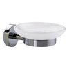 Tesa - Soap holder ® Smooz high-gloss chrome-plated metal, self-adhesive