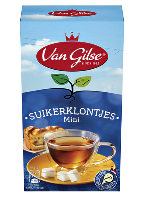 Van Gilse - Sugar Cubes Mini 500Gram | 1 boîte | 8 pièces