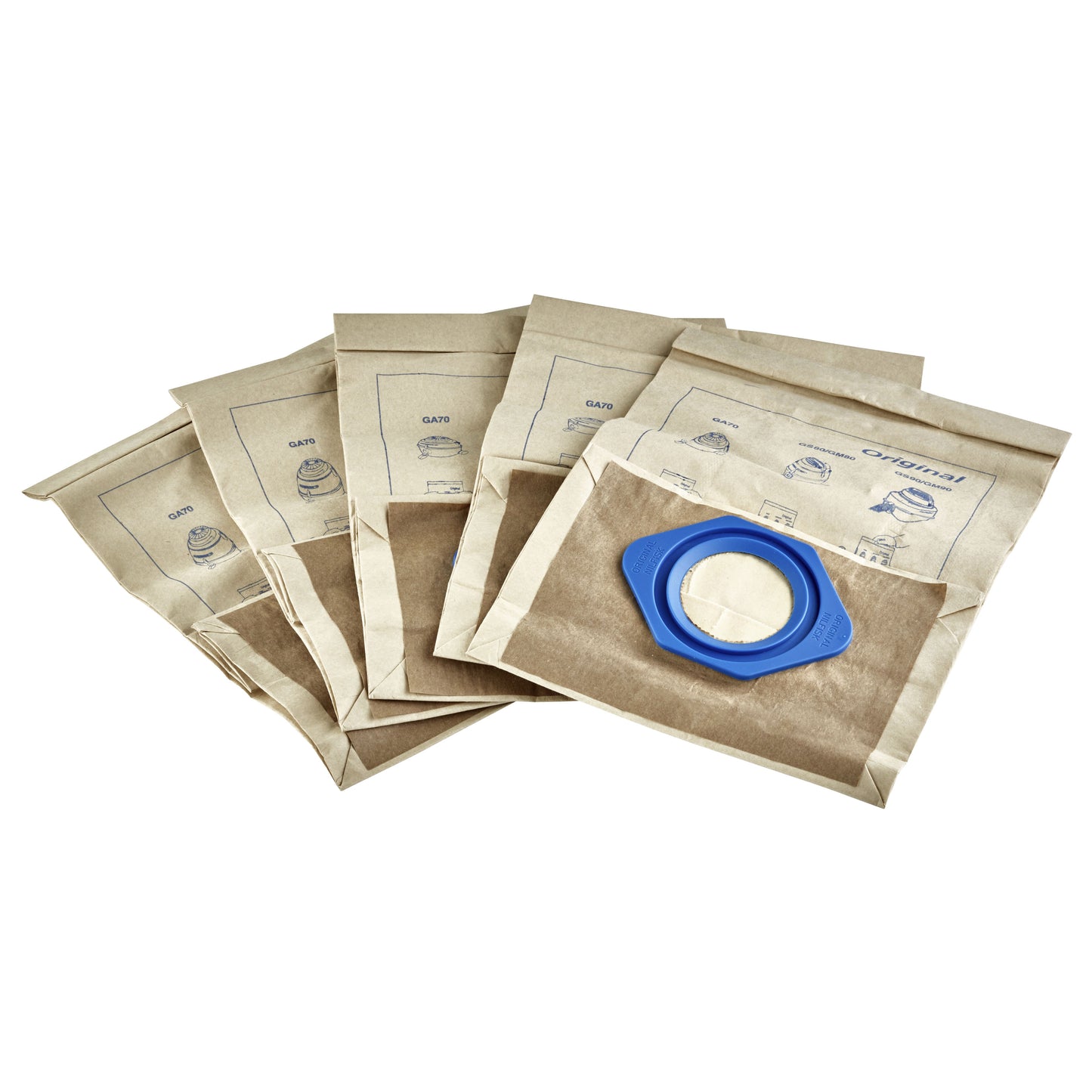 Nilfisk - Bolsa aspiradora GM80-90 papel 5 piezas